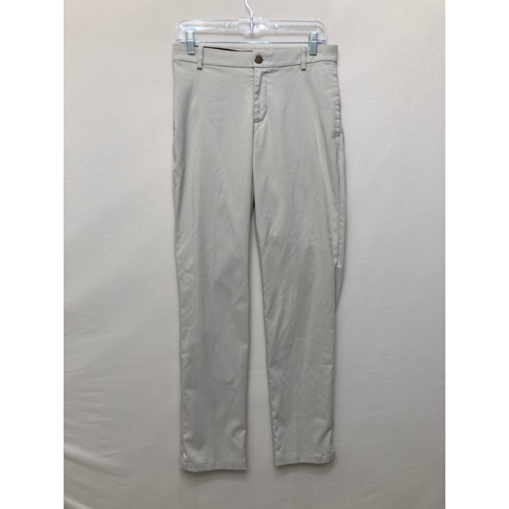 Nike Dri-FIT Golf Pants size 30x32 Light Gray Chino Athletic Performance Stretch